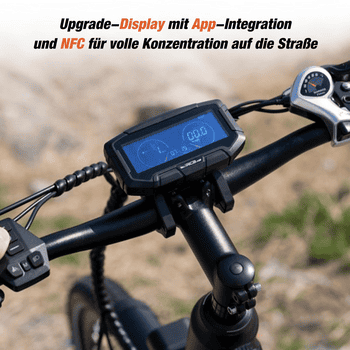 RCB E-Bike Pedelec G5 für Stadt und Gelände,27,5 Zoll Herren Elektrofahrrad,13Ah,40-70 km, 7 Gang, Kettenschaltung, Heckmotor, 468 Wh, APP, ebike Herren, Gepäckträger hinten