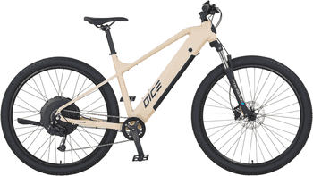 Prophete E-Bike Mountainbike Dice 2.0, 9 Gang Shimano Alivio Schaltwerk, Kettenschaltung, Heckmotor, 480 Wh, Pedelec, Elektrofahrrad für Damen und Herren, MTB