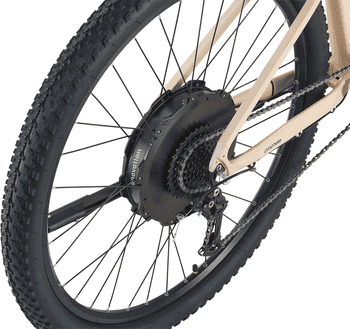 Prophete E-Bike Mountainbike Dice 2.0, 9 Gang Shimano Alivio Schaltwerk, Kettenschaltung, Heckmotor, 480 Wh, Pedelec, Elektrofahrrad für Damen und Herren, MTB