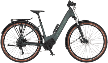 FISCHER Fahrrad E-Bike ATB TERRA T100 43 711, 10 Gang Shimano Schaltwerk Deore Schaltwerk, Mittelmotor, 711 Wh, Pedelec, Elektrofahrrad für Damen und Herren