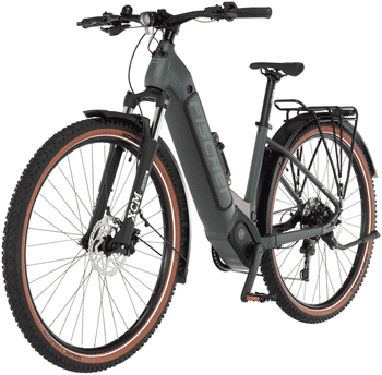 FISCHER Fahrrad E-Bike ATB TERRA T100 43 711, 10 Gang Shimano Schaltwerk Deore Schaltwerk, Mittelmotor, 711 Wh, Pedelec, Elektrofahrrad für Damen und Herren