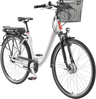 Telefunken E-Bike Cityrad Multitalent RC657, 7 Gang Shimano Nexus Schaltwerk, Nabenschaltung, Frontmotor, 536,5 Wh, Pedelec, Elektrofahrrad für Damen u. Herren