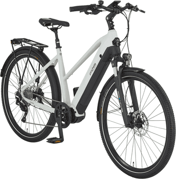 Prophete E-Bike Trekkingrad Entdecker 5.0, 10 Gang Shimano Deore Schaltwerk, Kettenschaltung, Mittelmotor, 720 Wh, Pedelec, Elektrofahrrad für Damen