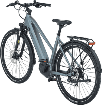 Prophete E-Bike Trekkingrad Entdecker 3.8, 8 Gang Shimano Altus Schaltwerk, Kettenschaltung, Mittelmotor, 540 Wh, Pedelec, Elektrofahrrad für Damen