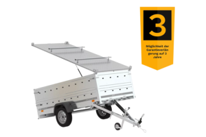 Anhänger Garden Trailer 264 KIPP mit Bordwandaufsatz und Aludeckel-Neu – [LTG_SITE_NAME]