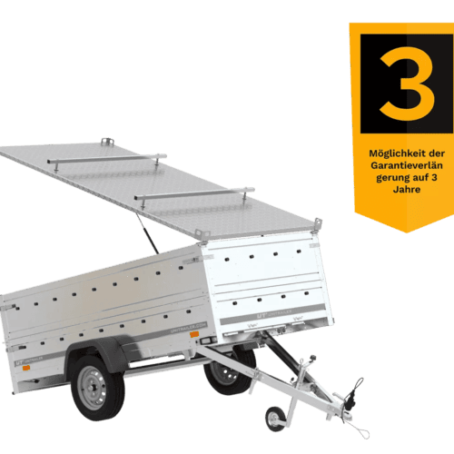 Anhänger Garden Trailer 264 KIPP mit Bordwandaufsatz und Aludeckel-Neu – [LTG_SITE_NAME]