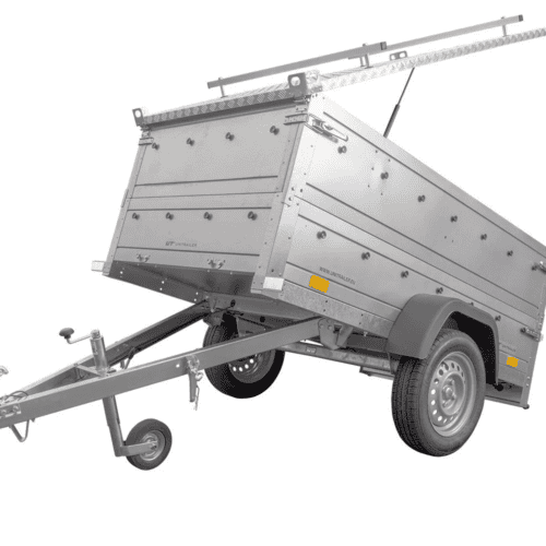 Anhänger mit Deckel Garden Trailer 200 KIPP 200×106 cm 750 kg-Neu