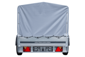 Anhänger Pkw 230×125 Garden Trailer 230 KIPP Unitrailer 750 kg mit Stützrad, Hochplane und Hochspriegel-Neu