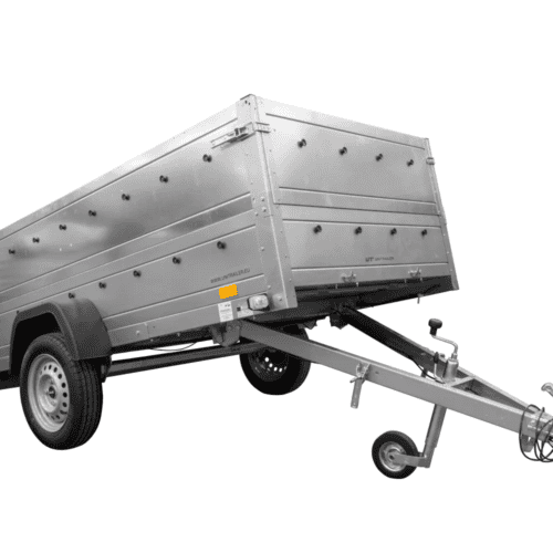 B Führerschein Anhänger Garden Trailer 264 KIPP mit Bordwandaufsatz und Stützrad-Neu