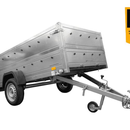 B Führerschein Anhänger Garden Trailer 264 KIPP mit Bordwandaufsatz und Stützrad-Neu