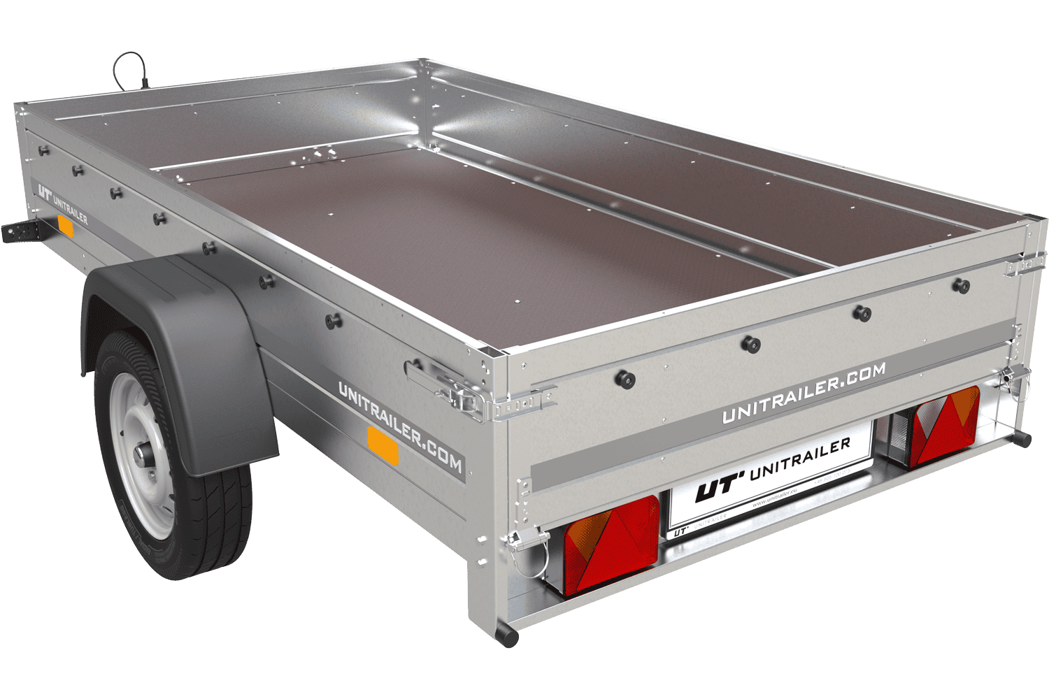 Einachsanhänger Unitrailer Garden Trailer 230 FD 230 x 125 cm mit Starrdeichsel 750 KG-Neu – Bild 2