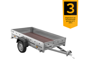 Einachsanhänger Unitrailer Garden Trailer 230 FD 230 x 125 cm mit Starrdeichsel 750 KG-Neu