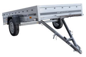 Einachsiger PKW-Anhänger 264×150 Unitrailer Garden Trailer 265 KIPP-Neu