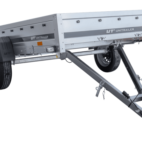 Einachsiger PKW-Anhänger 264×150 Unitrailer Garden Trailer 265 KIPP-Neu