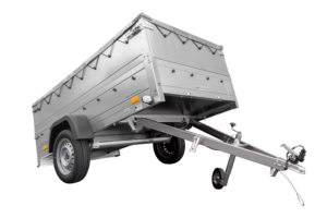 Faltbarer Anhänger Garden Trailer 230 KIPP mit zusätzlichen Bordwänden, Stützrad und Flachplane-Neu