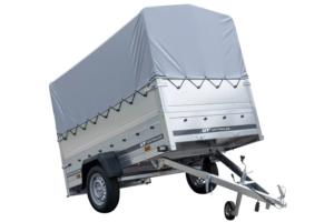 Führerschein B Anhänger Garden Trailer 230 KIPP mit Stützrad, zusätzlichen Bordwänden, Hochplane und Hochspriegel H800-Neu