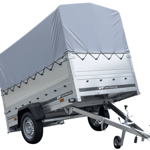 Führerschein B Anhänger Garden Trailer 230 KIPP mit Stützrad, zusätzlichen Bordwänden, Hochplane und Hochspriegel H800-Neu