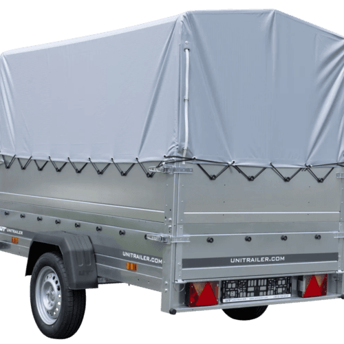 Führerschein B Anhänger Garden Trailer 230 KIPP mit Stützrad, zusätzlichen Bordwänden, Hochplane und Hochspriegel H800-Neu