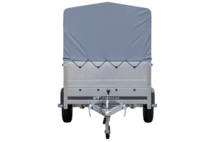 Führerschein B Anhänger Garden Trailer 230 KIPP mit Stützrad, zusätzlichen Bordwänden, Hochplane und Hochspriegel H800-Neu