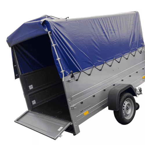 Führerschein B Anhänger Garden Trailer 230 KIPP mit Stützrad, zusätzlichen Bordwänden, Hochplane und Hochspriegel H800-Neu