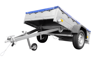 Garden Trailer 201 KIPP mit Flachplane, Stützrad und Planenträgern-Neu