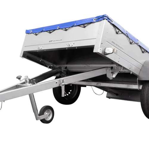 Garden Trailer 201 KIPP mit Flachplane, Stützrad und Planenträgern-Neu