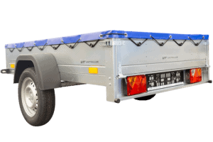 Garden Trailer 201 KIPP mit Flachplane, Stützrad und Planenträgern-Neu