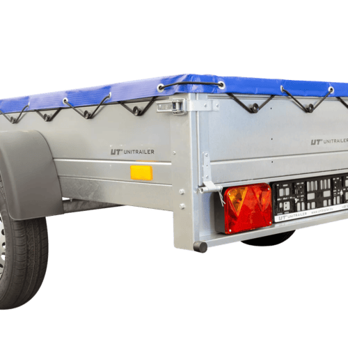 Garden Trailer 201 KIPP mit Flachplane, Stützrad und Planenträgern-Neu