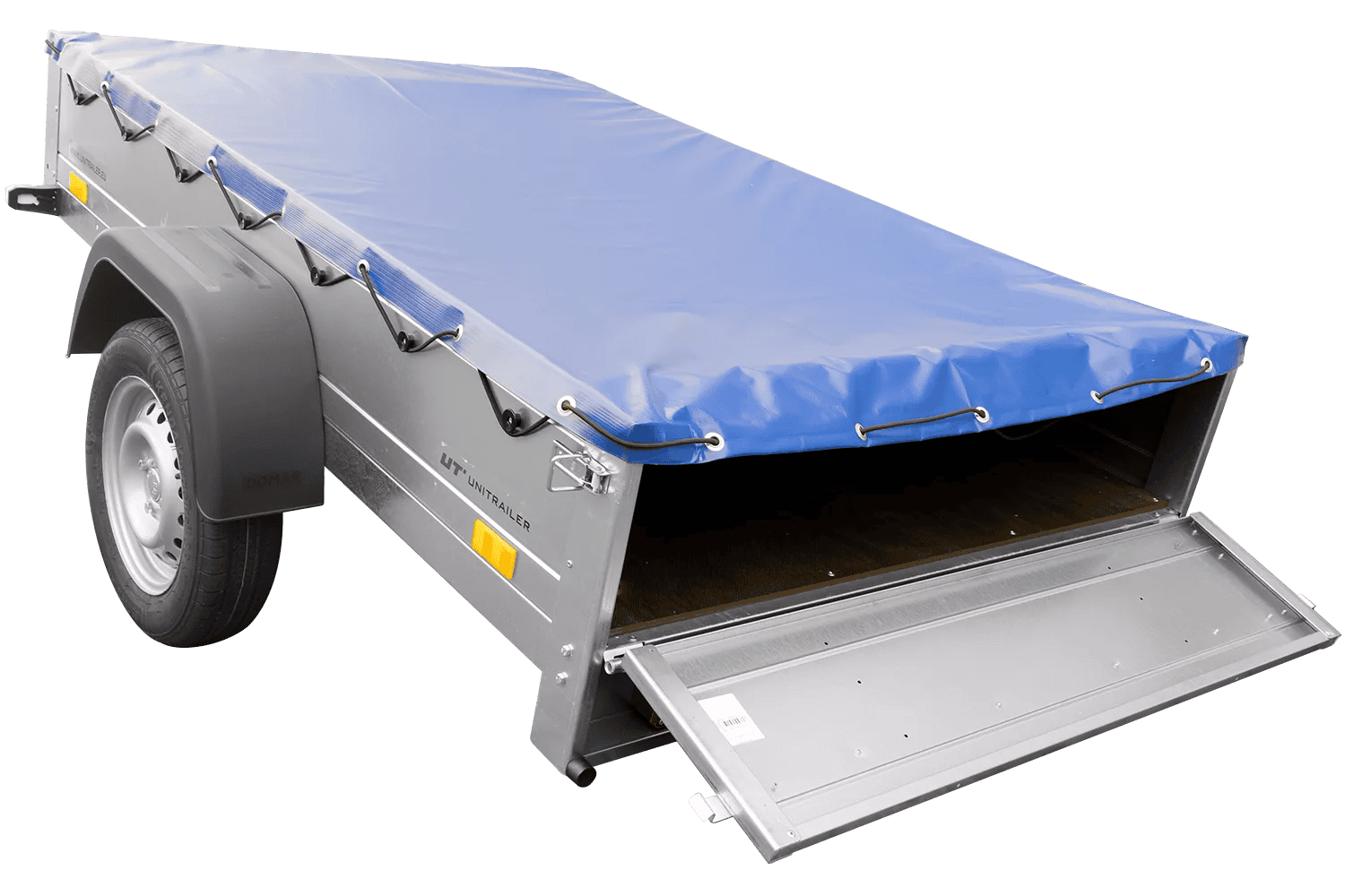 Garden Trailer 201 KIPP mit Flachplane, Stützrad und Planenträgern-Neu – Bild 5