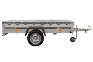 Kipper Pkw Anhänger Garden Trailer 230 KIPP mit Flachplane, Stützrad und Planenträger-Neu