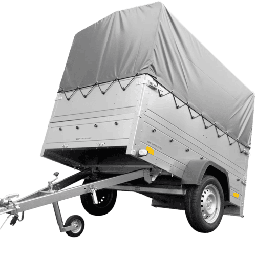 Kipper ungebremst Garden Trailer 200 KIPP mit zusätzlichen Bordwänden, Stützrad, Hochplane und Hochspriegel-Neu