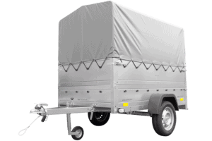 Kipper ungebremst Garden Trailer 200 KIPP mit zusätzlichen Bordwänden, Stützrad, Hochplane und Hochspriegel-Neu