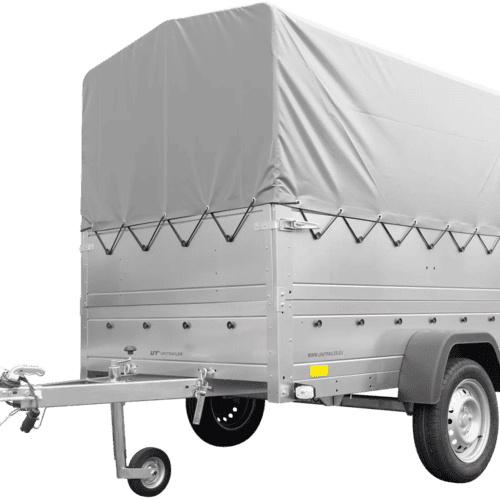 Kipper ungebremst Garden Trailer 200 KIPP mit zusätzlichen Bordwänden, Stützrad, Hochplane und Hochspriegel-Neu