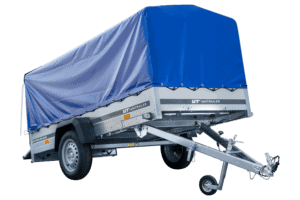 Langer PKW-Anhänger Garden Trailer 264 KIPP mit Hochplane, Spriegel und Stützrad-Neu