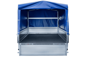 Langer PKW-Anhänger Garden Trailer 264 KIPP mit Hochplane, Spriegel und Stützrad-Neu