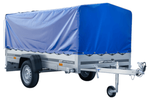 Langer PKW-Anhänger Garden Trailer 264 KIPP mit Hochplane, Spriegel und Stützrad-Neu