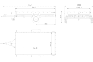 PKW Anhänger 264×150 Unitrailer Garden 265 KIPP mit Flachplanenträger und grauer Plane-Neu – [LTG_SITE_NAME]